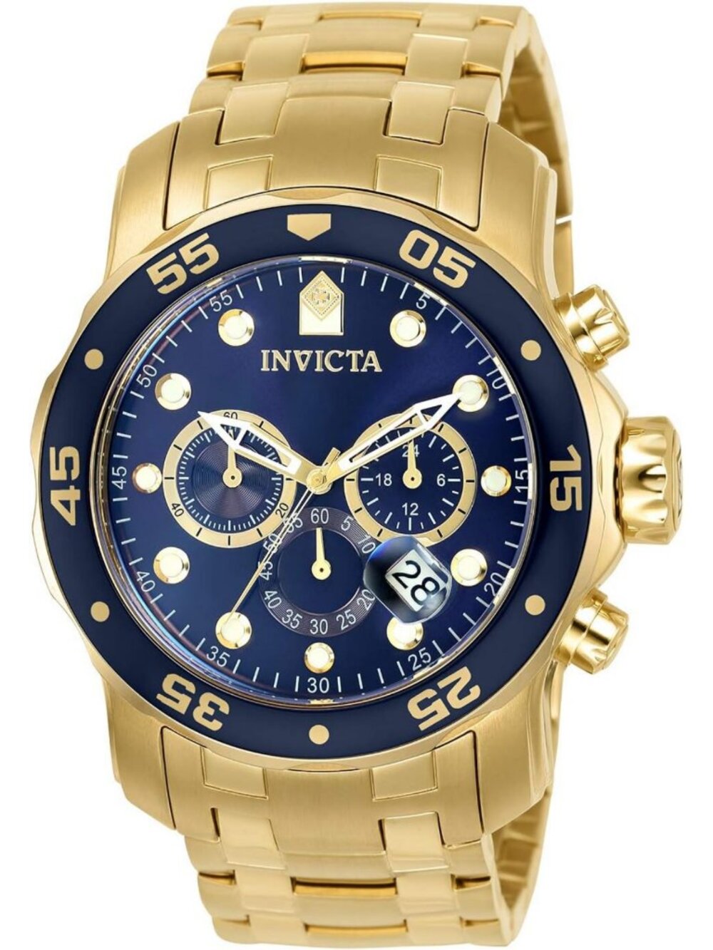 Stylish Men's Chronograph Dive Watch - Water Resistant, Sporty Design, Perfect